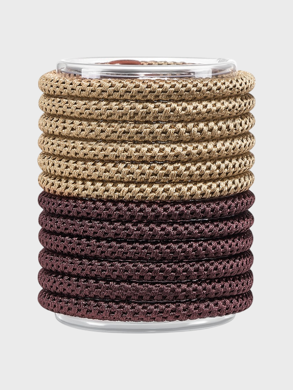 Набор резинок для волос - 12шт, коричневый EVITA PERONI