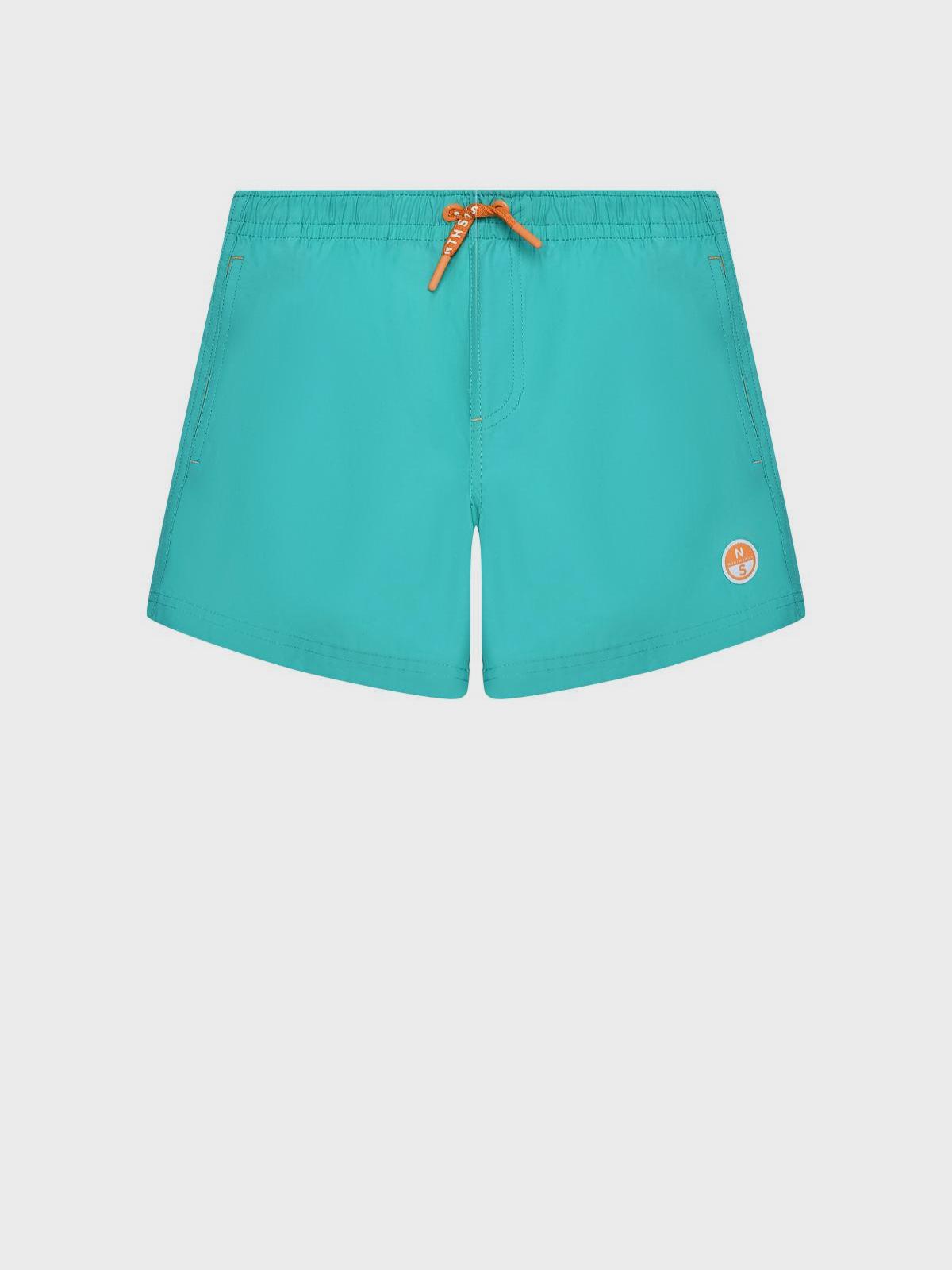 Шорты для купания с логотипом, бирюзовые NORTH SAILS