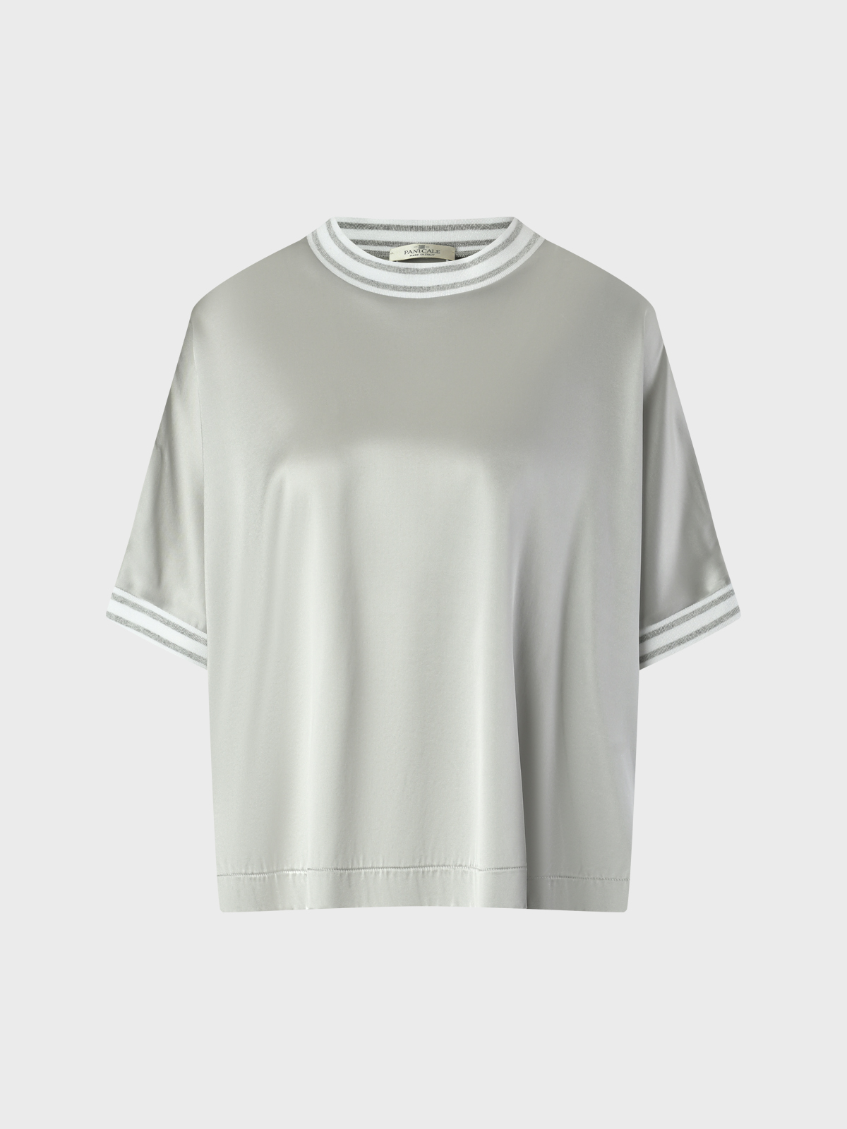 Футболка шелковая серая Panicale 41600₽