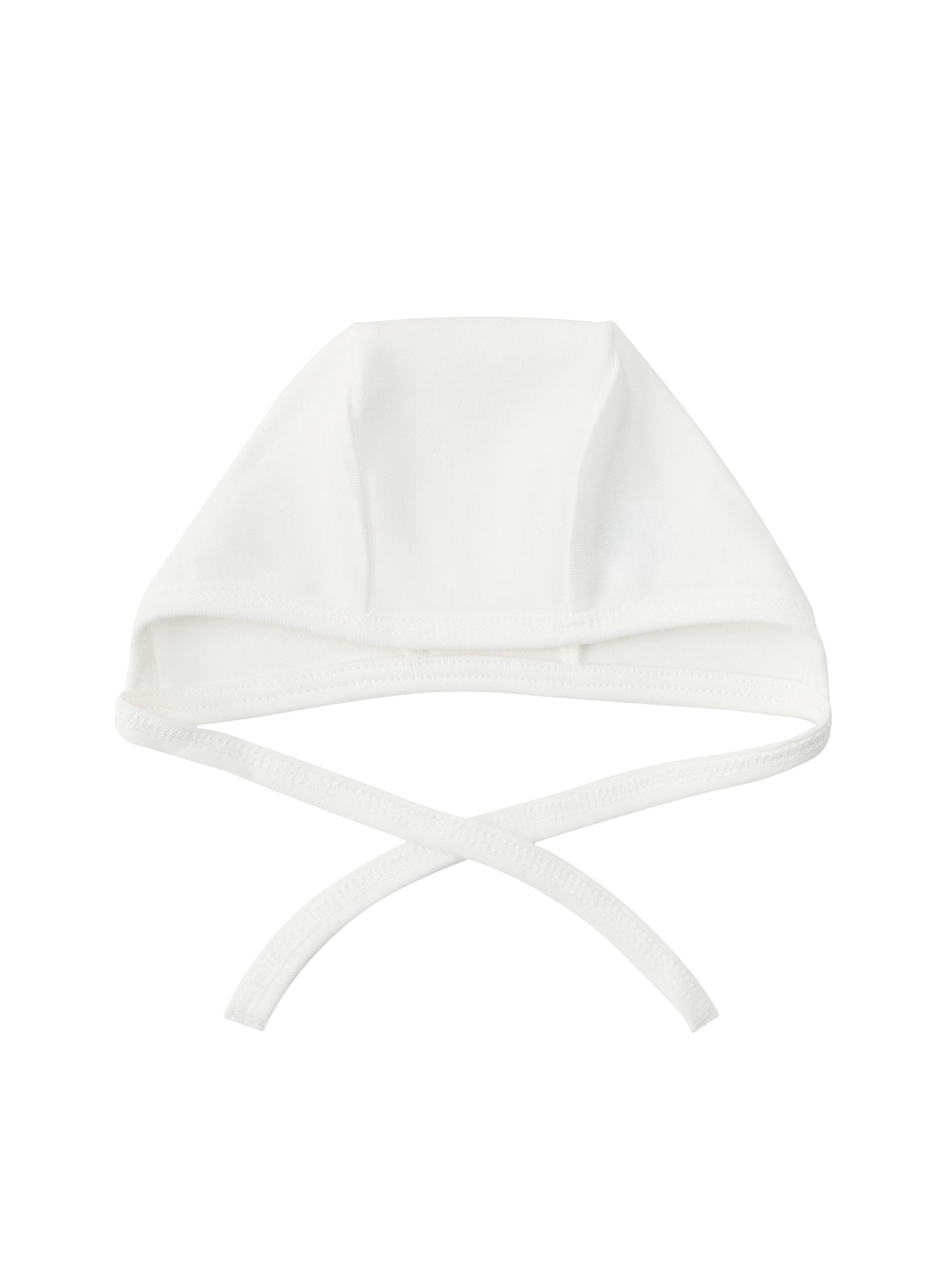 Чепчик однотонный, белый Dan Maralex