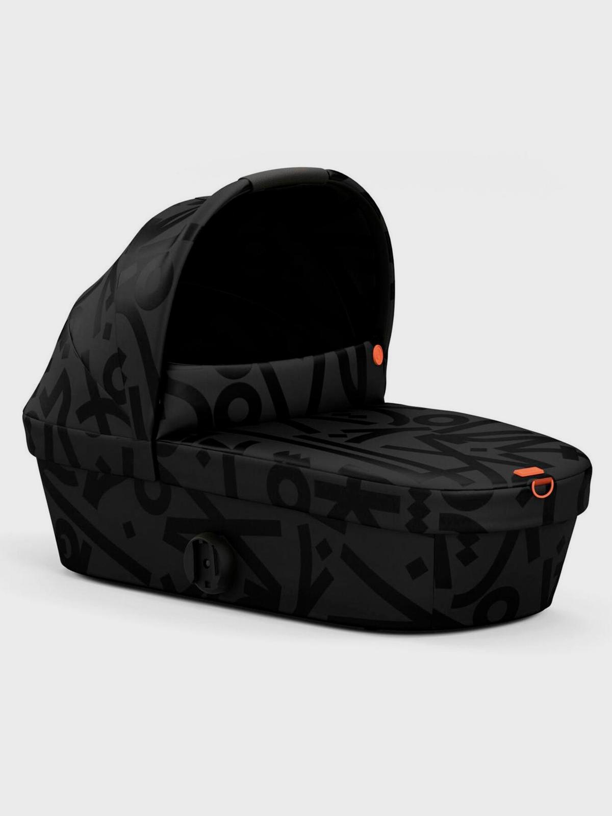 Спальный блок для коляски Melio Street Real Black CYBEX