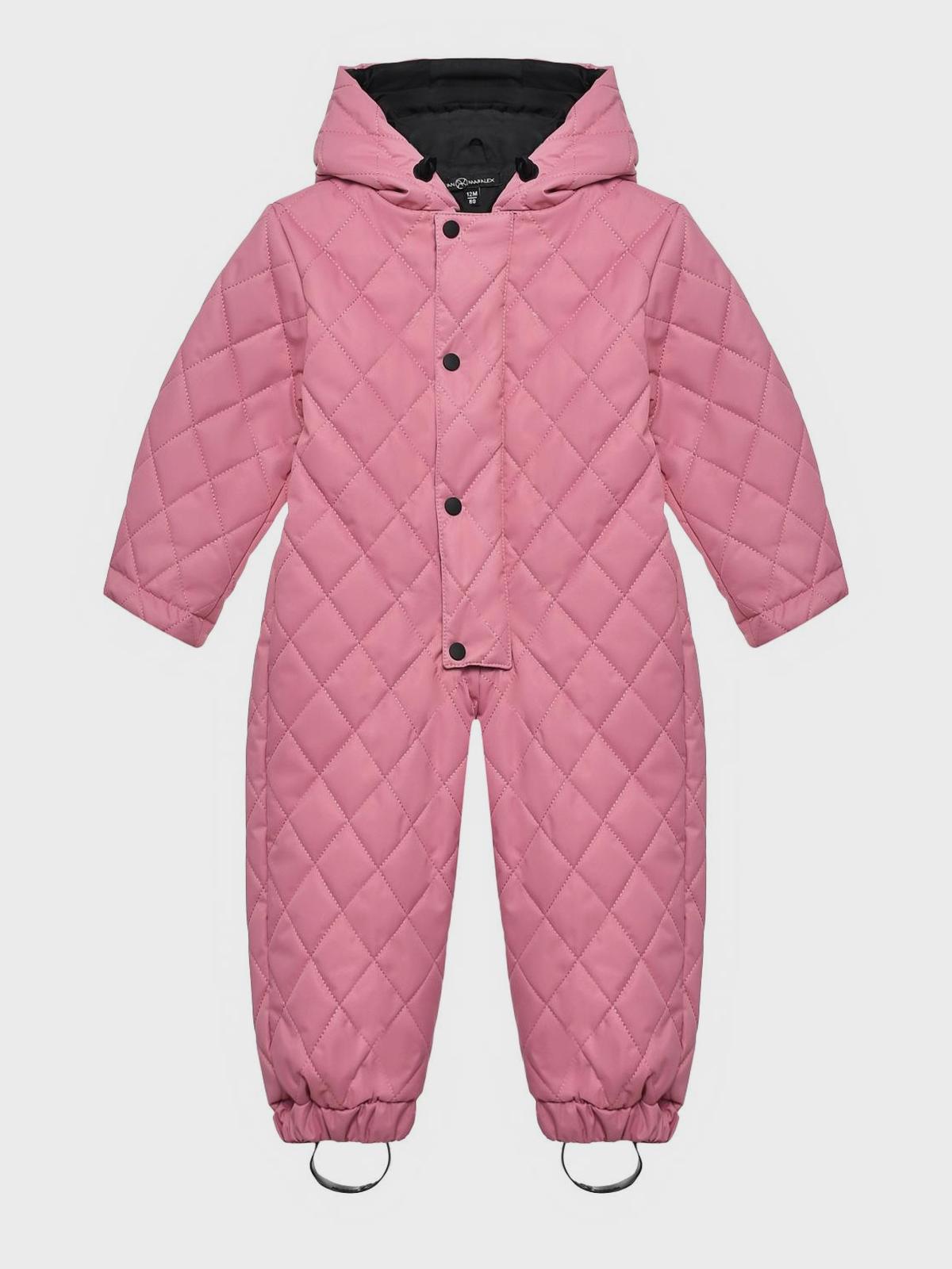 Стеганый комбинезон с капюшоном, розовый Dan Maralex