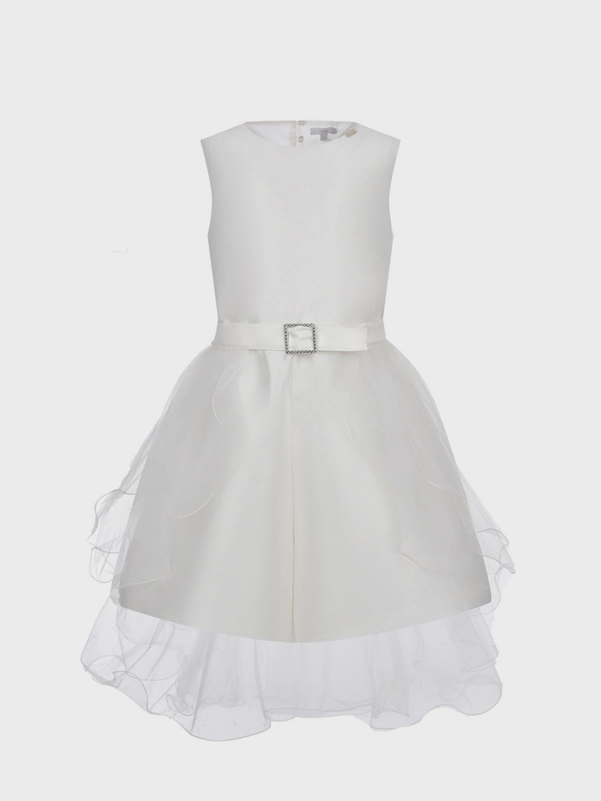 Белый полукомбинезон со съемной юбкой Tre Api