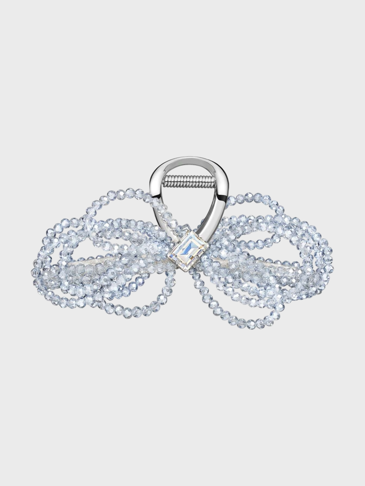 Заколка-краб для волос серебристая EVITA PERONI 20000₽