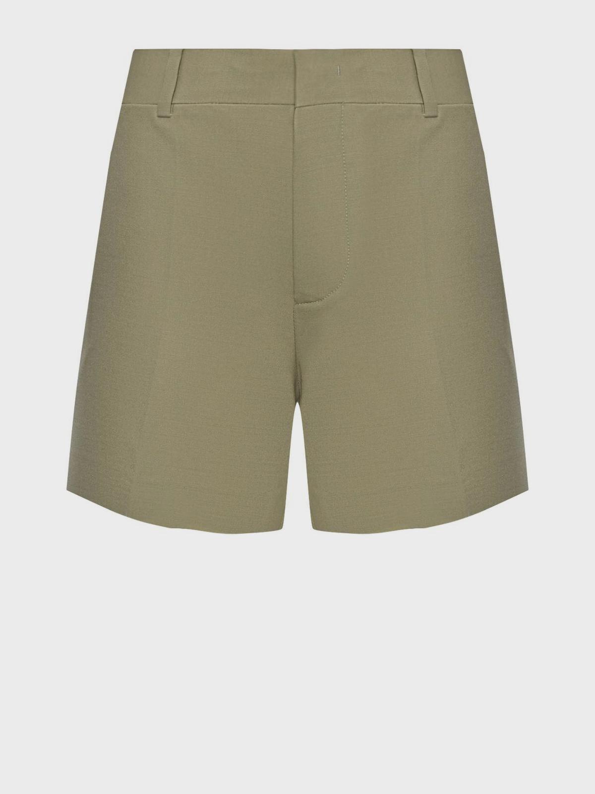 Шорты зеленого цвета Philosophy Di Lorenzo Serafini