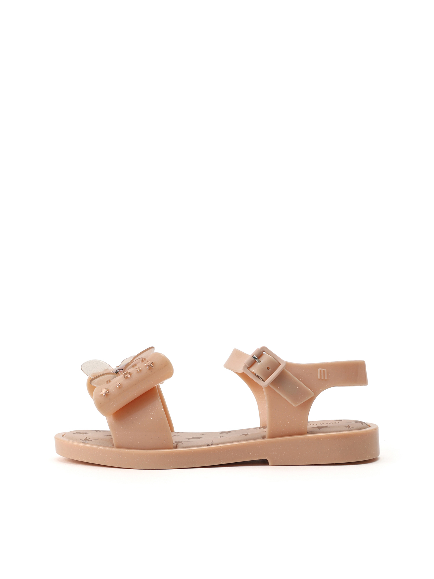 Босоножки на застежки с бантом, розовые Melissa