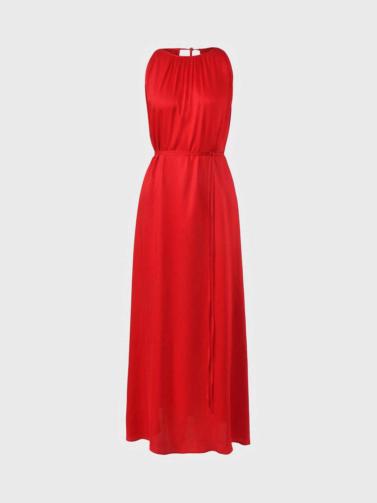 Платье с поясом красное Pietro Brunelli 26999₽