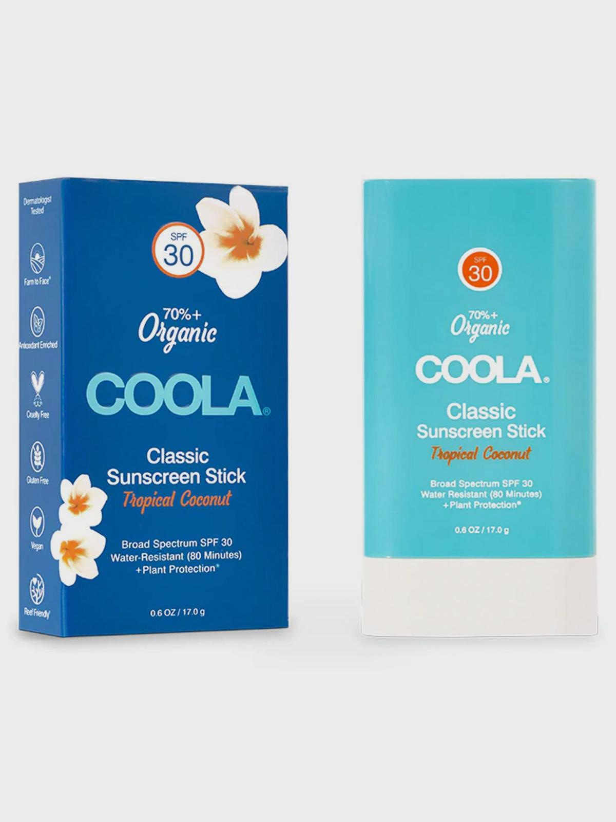 Солнцезащитный стик для лица и тела &quot;Тропический кокос&quot; SPF30, 17 гр COOLA