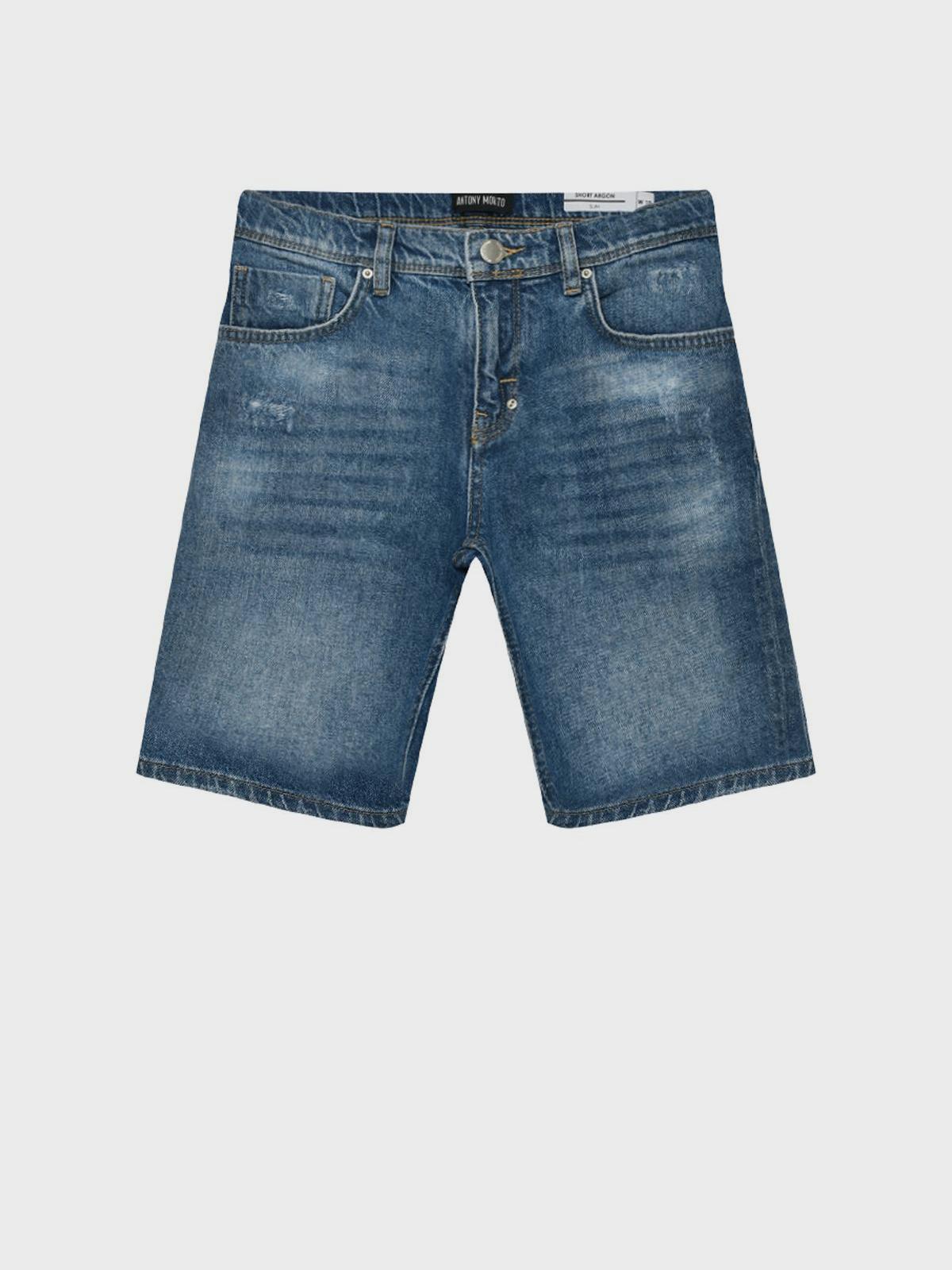 Бермуды из выбеленного денима  Antony Morato