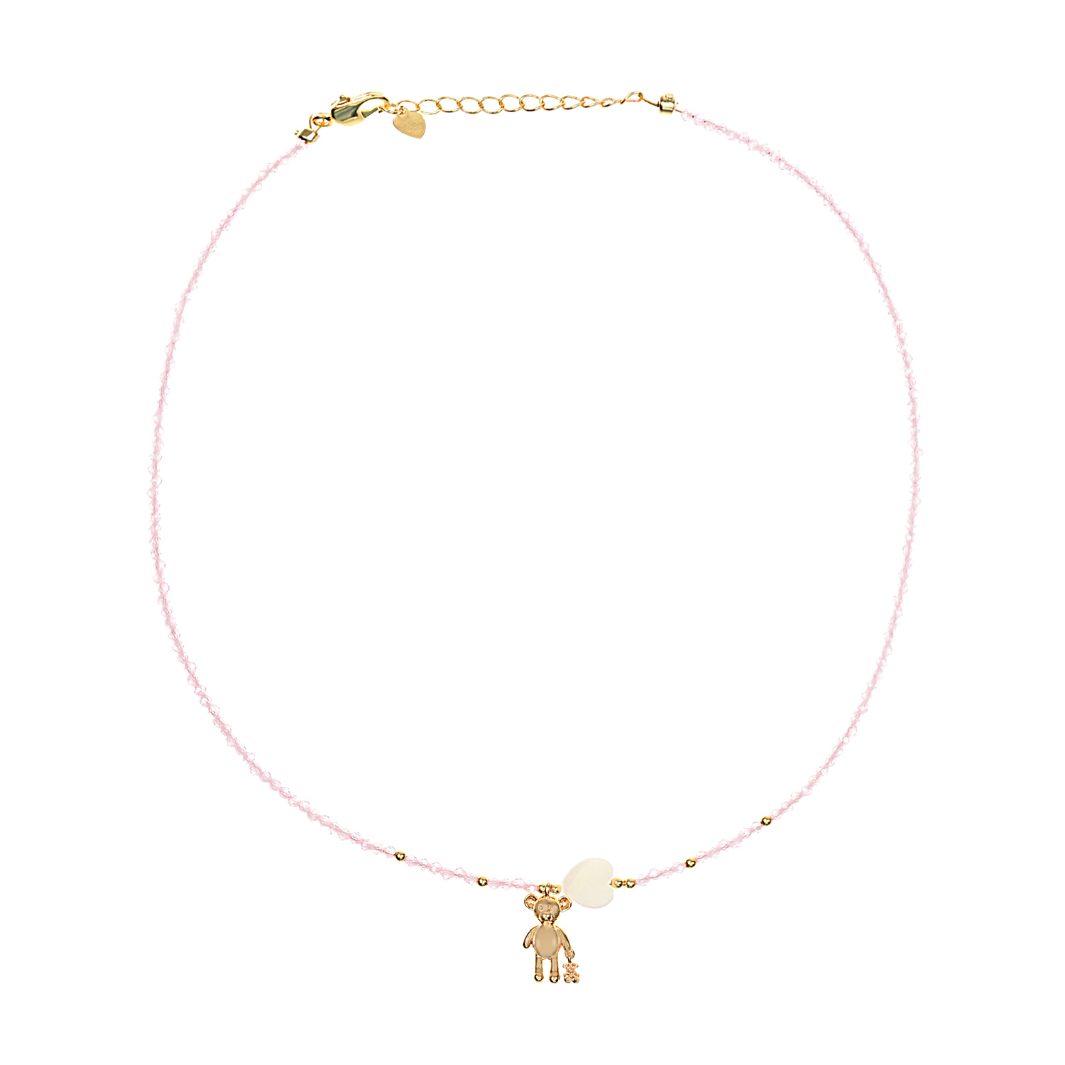 Чокер с подвеской  "Мишка " I Love Cameo