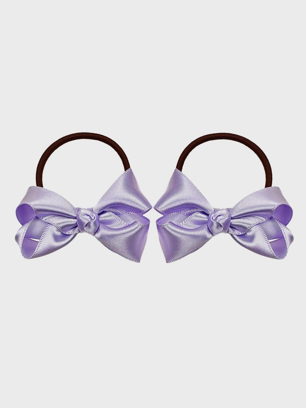 Резинка с фиолетовым атласным бантиком 2 шт Tais 1199₽