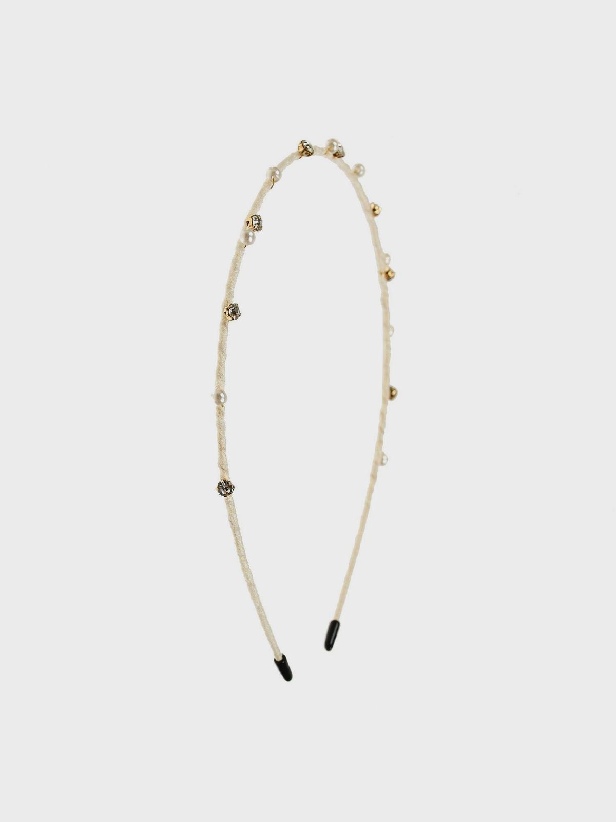 Ободок с жемчугом белый Tais 2299₽