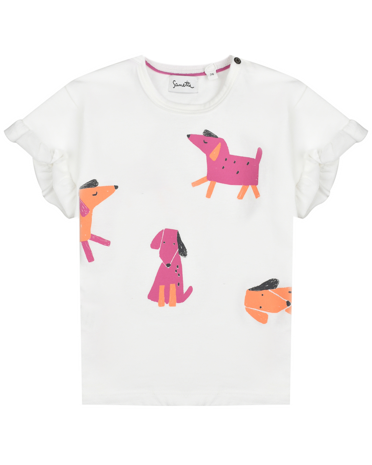 Футболка с принтом quotтаксы quot Sanetta 2999₽