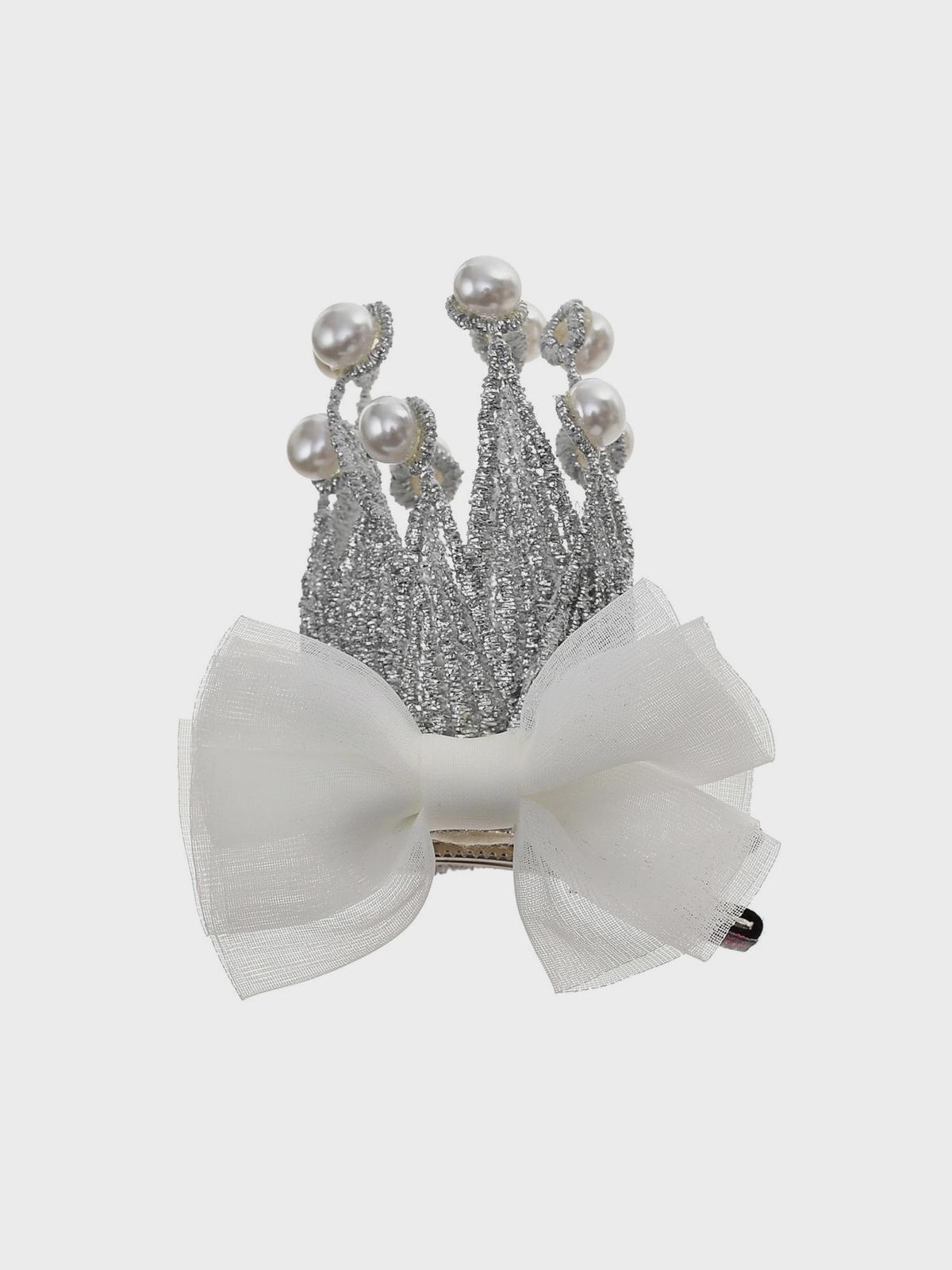 Заколка &quot;корона&quot;, серебро Rena Chris