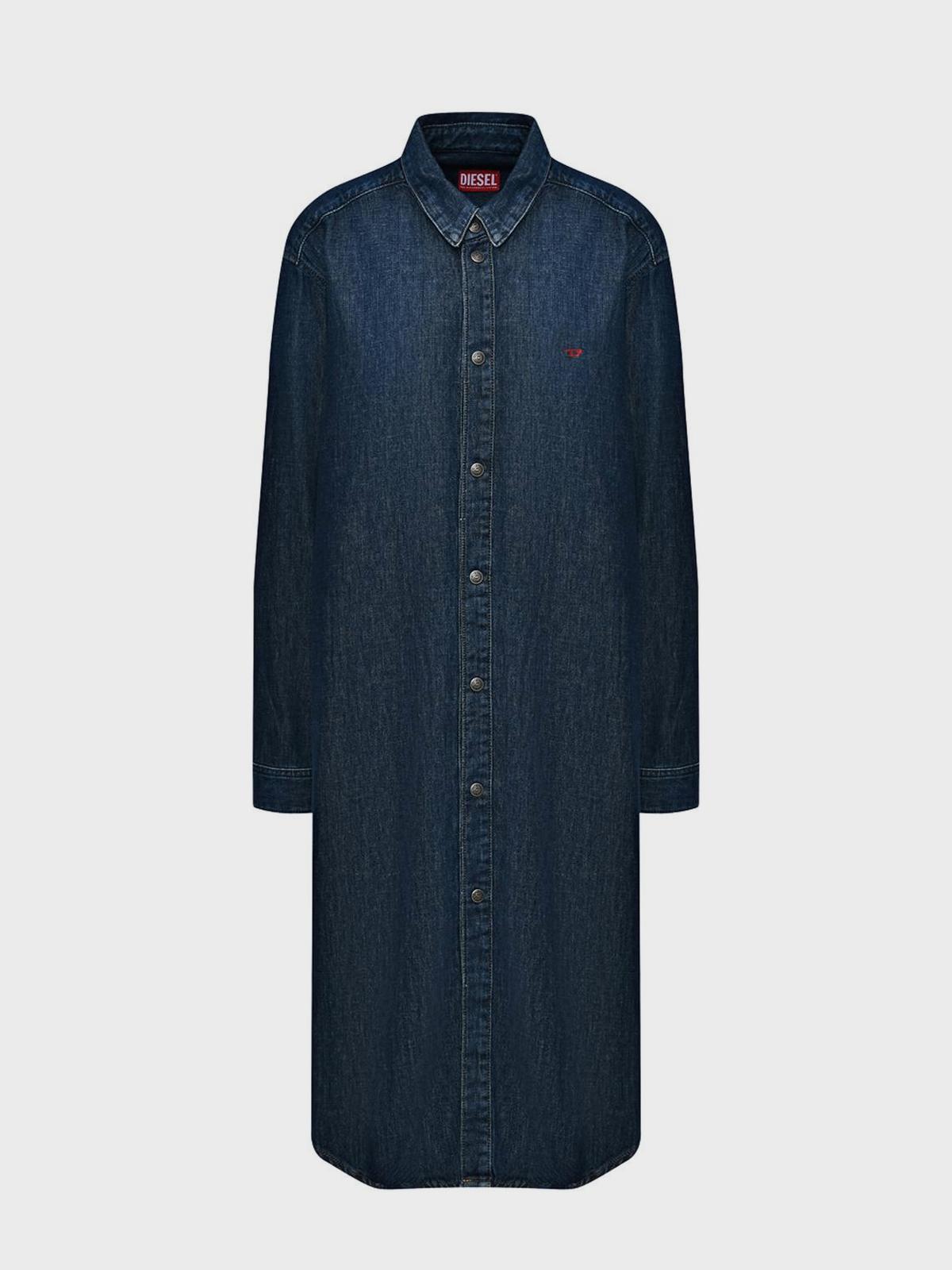 Джинсовое платье-рубашка Diesel