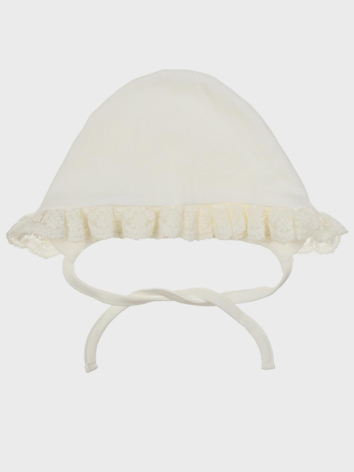 Чепчик с кружевной отделкой Lyda Baby