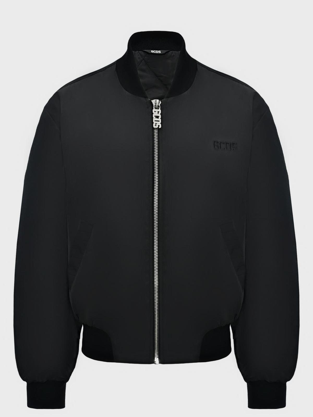 Куртка-бомбер, черная GCDS