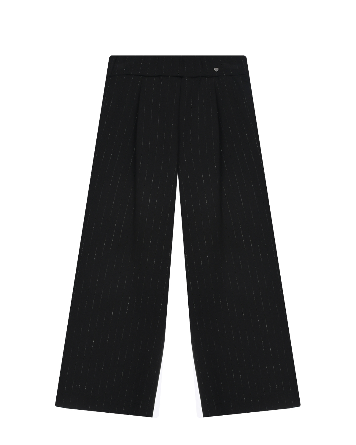 Черные трикотажные брюки Monnalisa