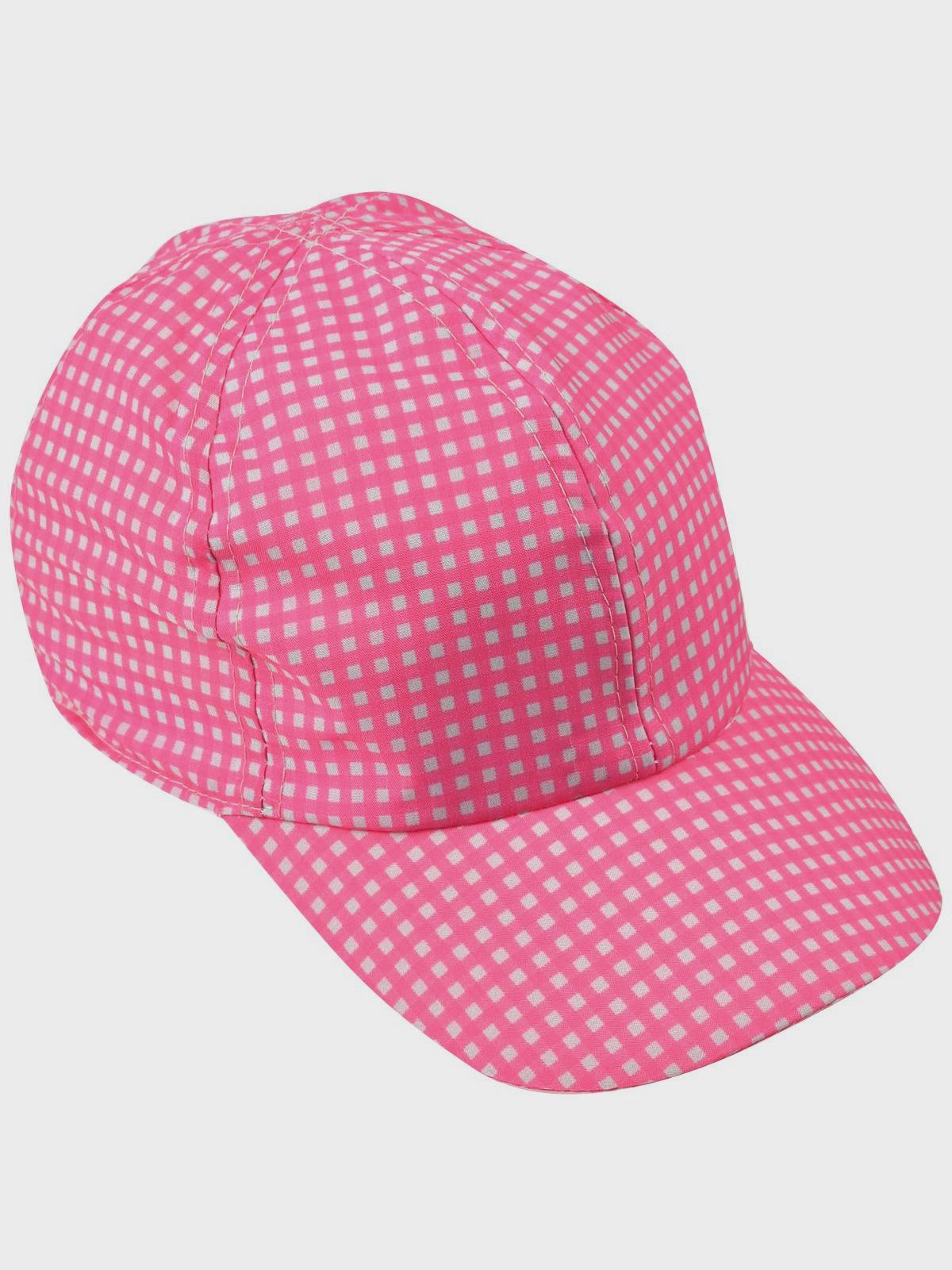 Розовая кепка в клетку Catya