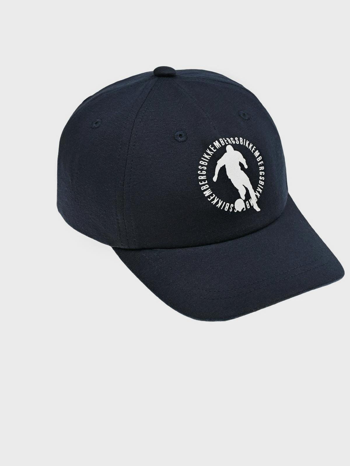 Бейсболка с лого, темно-синяя Bikkembergs