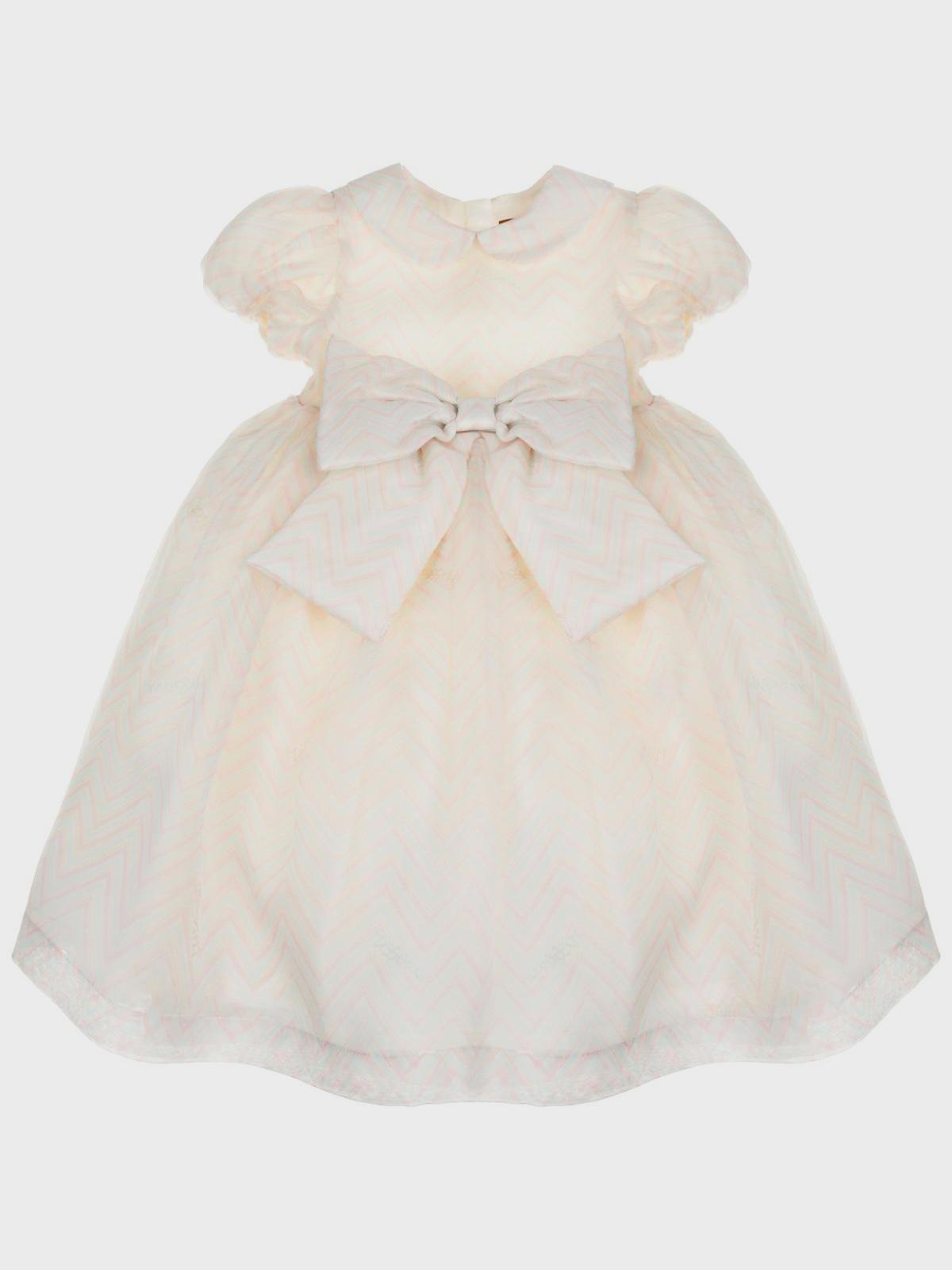 Платье с розово-голубыми зигзагами Missoni