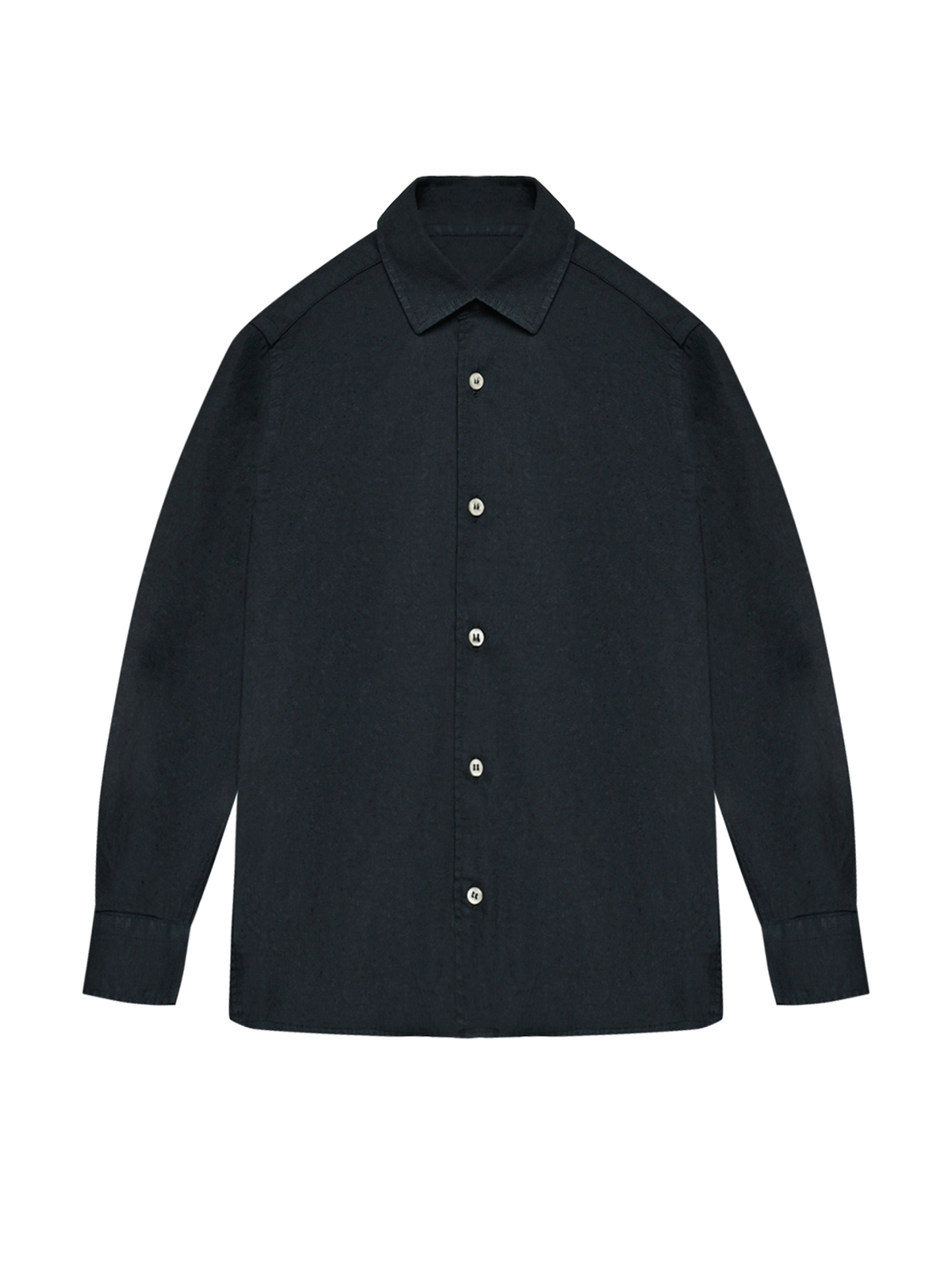 Рубашка с длинными рукавами, темно-синяя Emanuel Pris