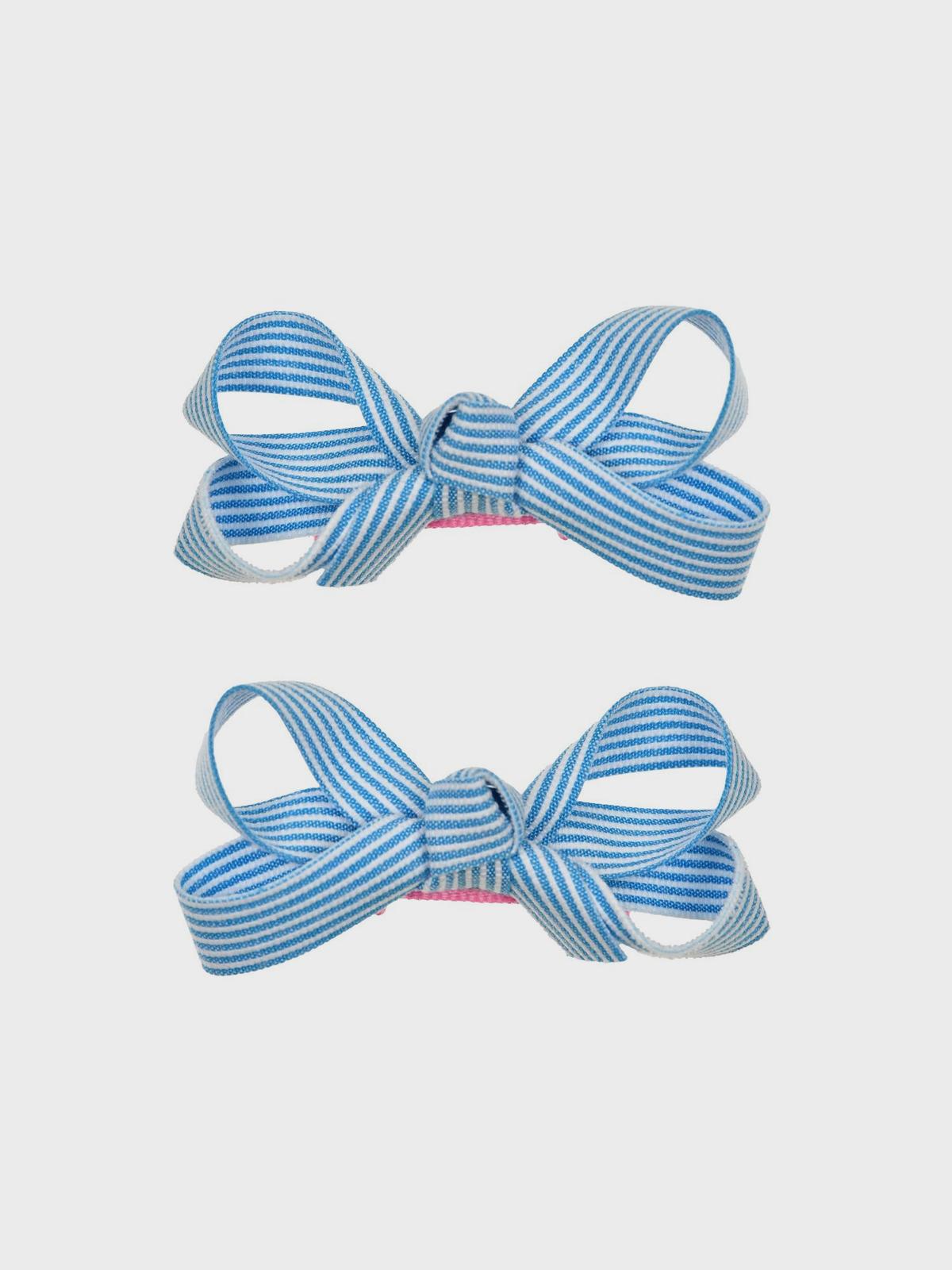 Зажим для волос в полоску голубой 2 шт Tais 1499₽