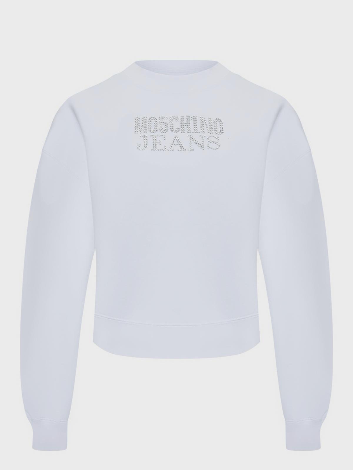 Свитшот с лого на груди  Mo5ch1no Jeans