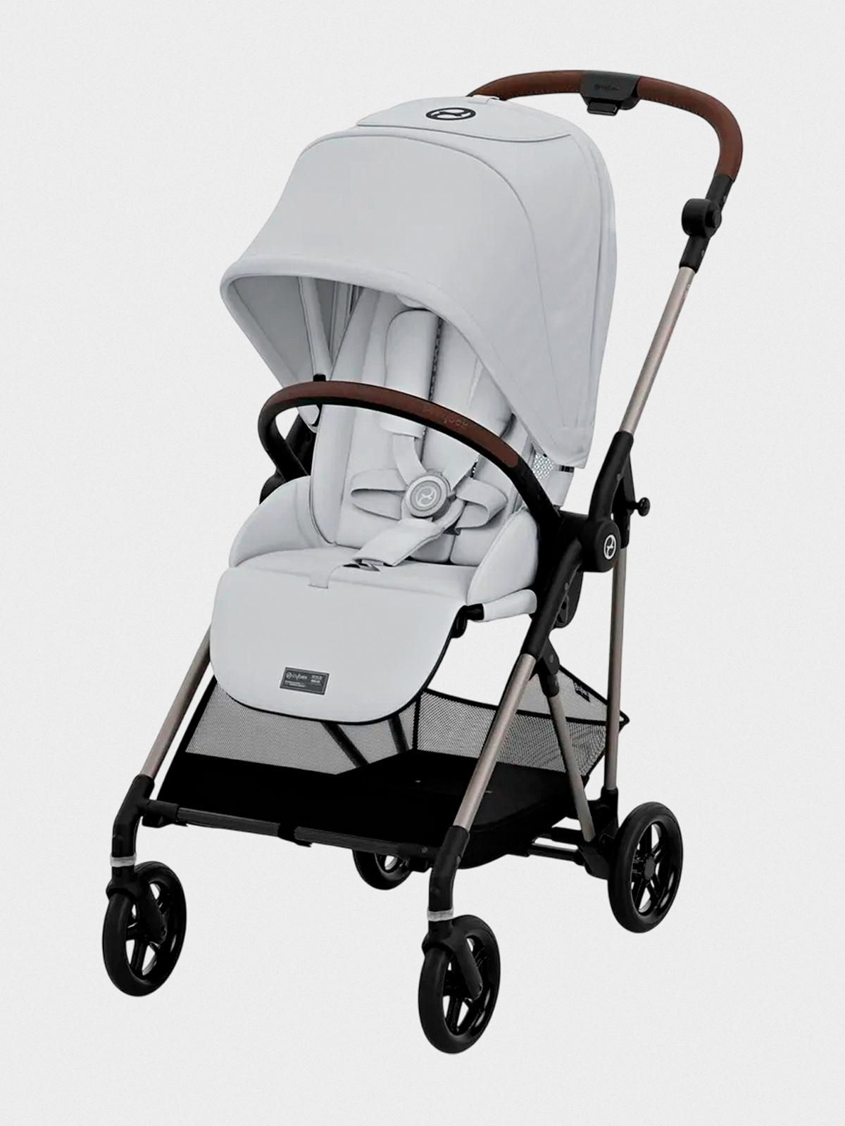 Коляска Melio Fog grey с дождевиком CYBEX
