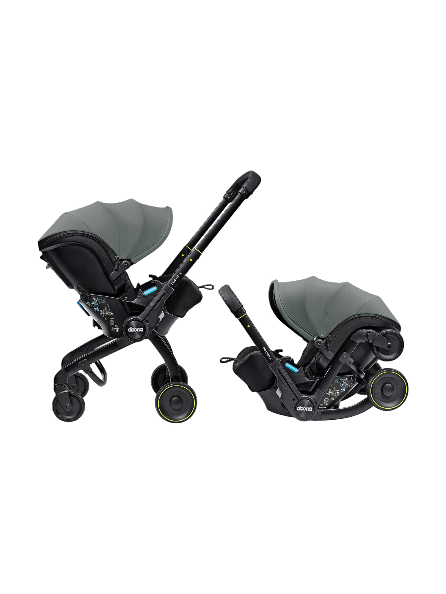 Коляска и автокресло Doоna X Slate Green Doona