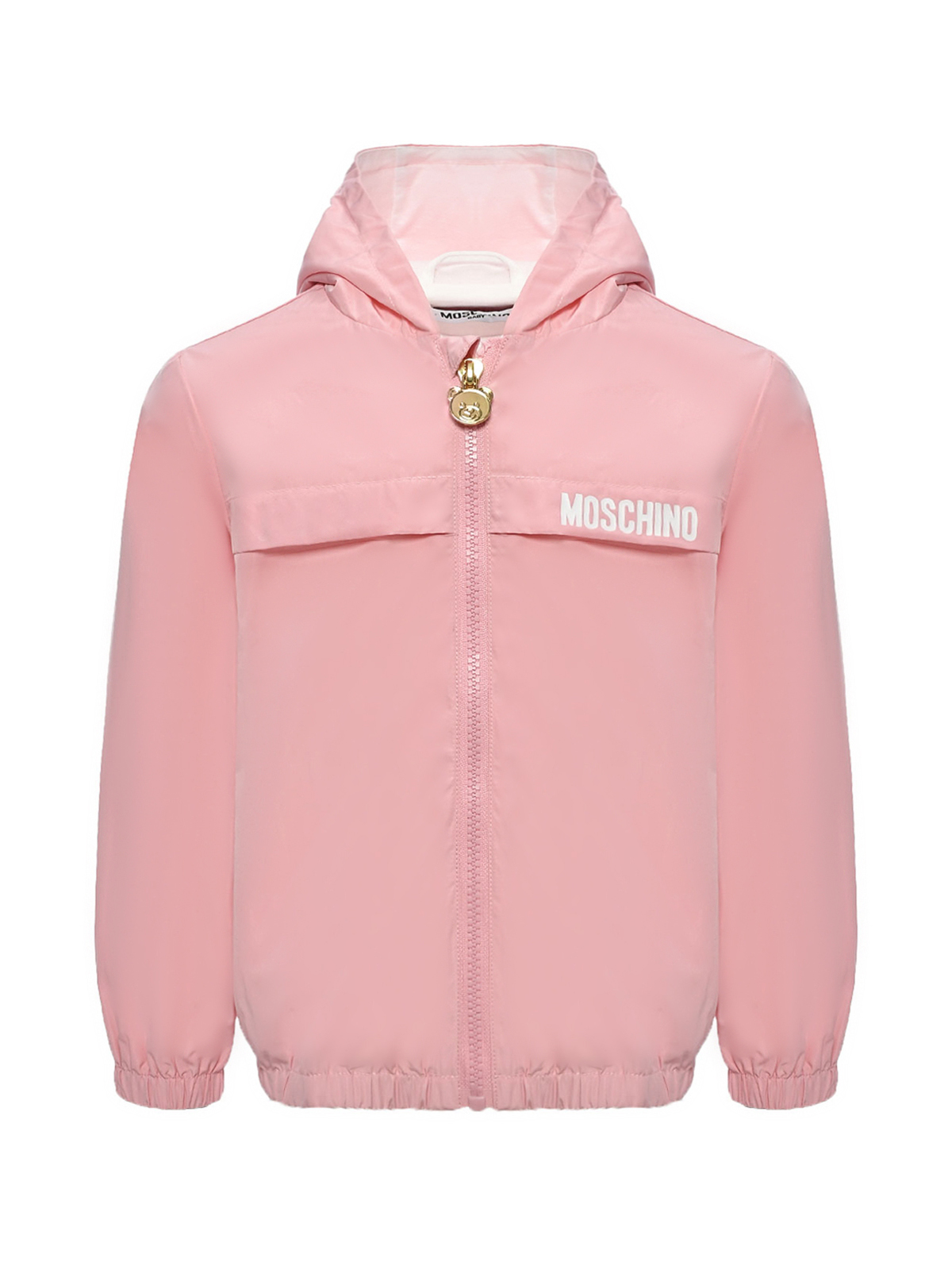 Ветровка с принтом на спине розовая Moschino 9999₽