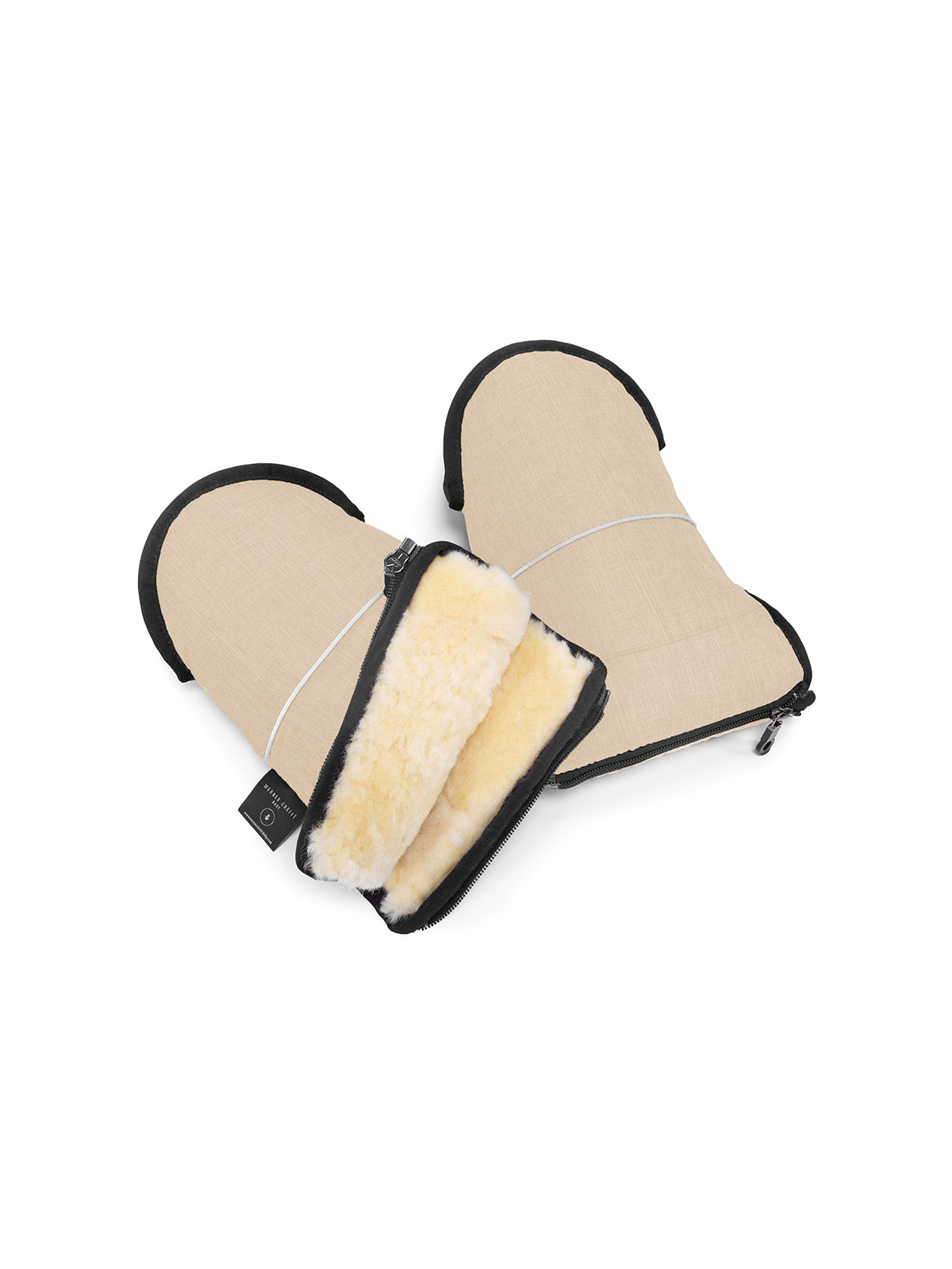 Муфта Babysweet для рук GLOVY мех, бежевый CHRIST Babysweet