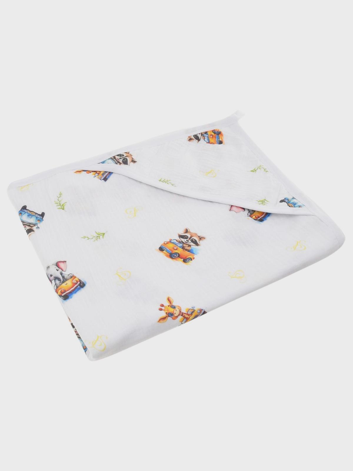 Полотенце муслиновое с капюшоном, 100x100 см Jan&amp;Sofie