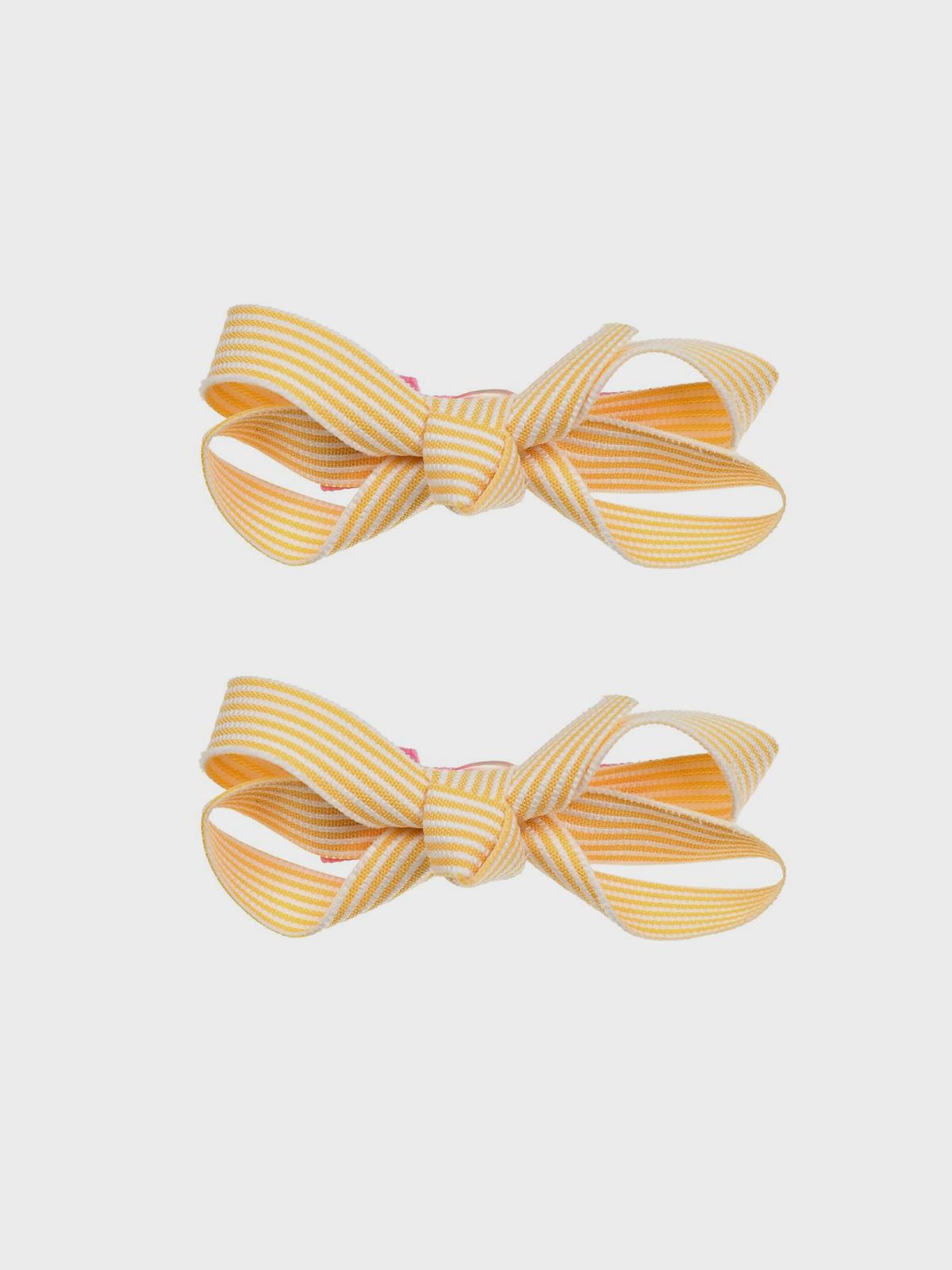 Зажим для волос в полоску желтый 2 шт Tais 1499₽