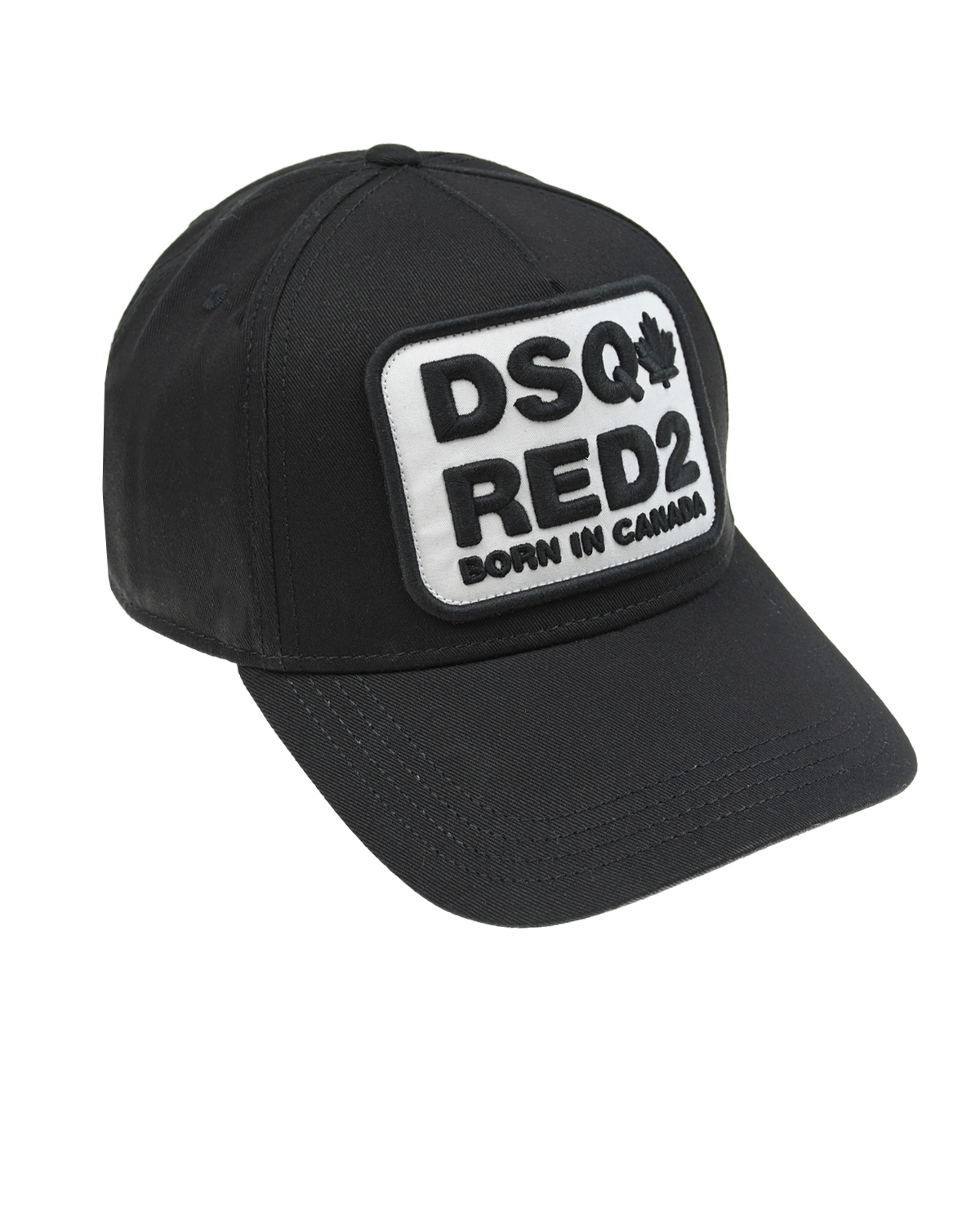 Черная бейсболка с патчем Dsquared2 