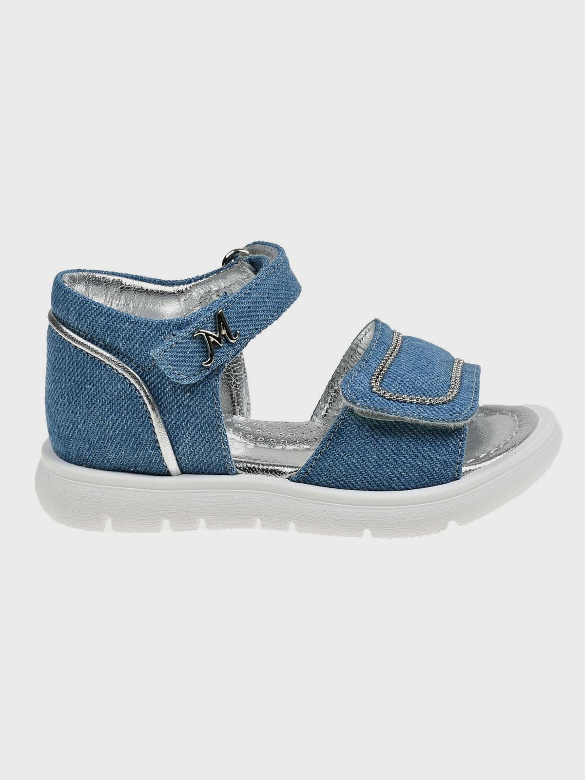 Босоножки из денима, синие Missouri