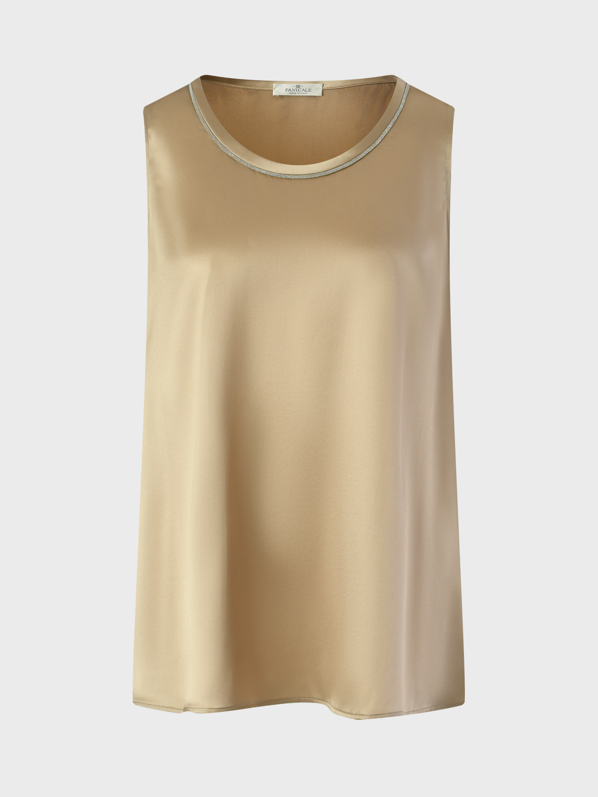 Золотой шелковый топ Panicale