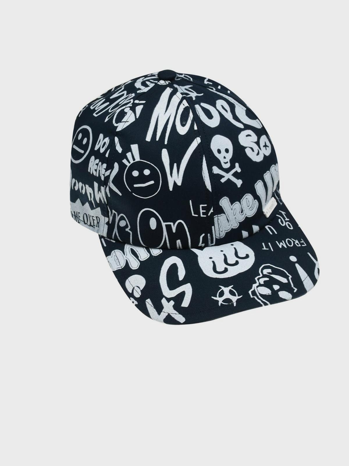 Кепка с белыми надписями Il Trenino