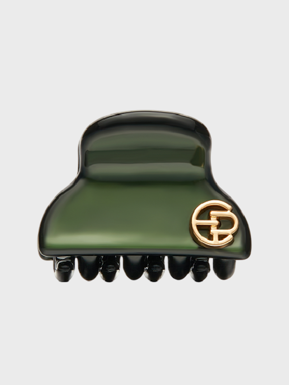 Заколка - крабик для волос, зеленая EVITA PERONI