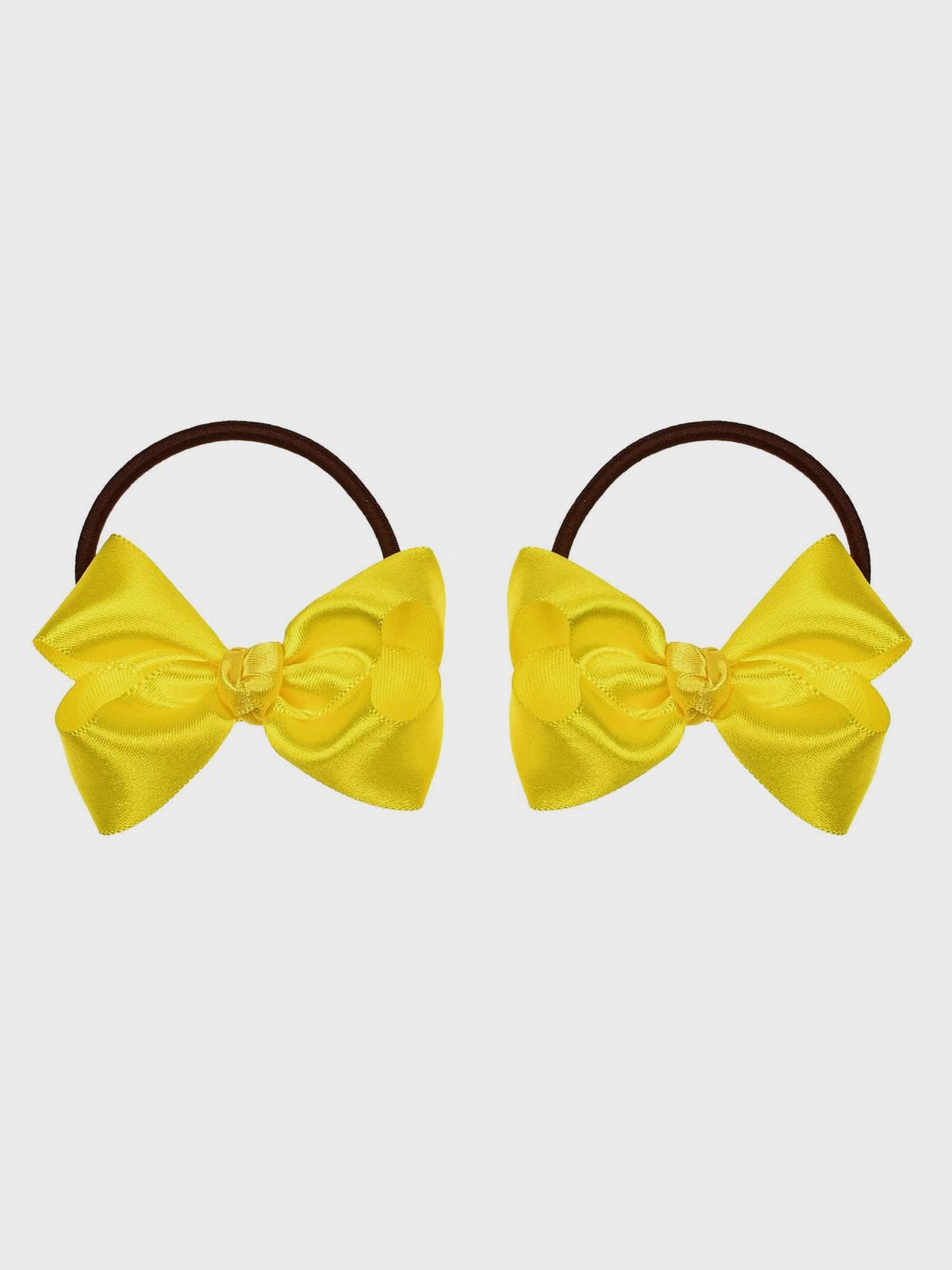 Резинка с желтым атласным бантиком 2 шт Tais 1199₽