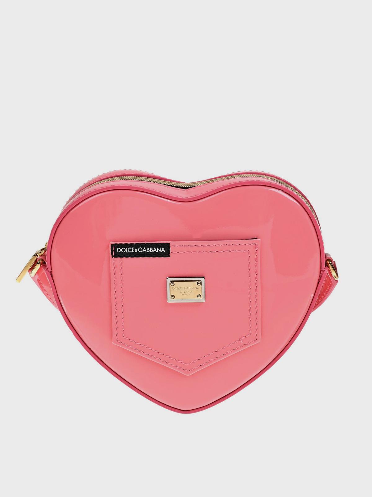 Сумка в форме сердца, розовая Dolce&Gabbana