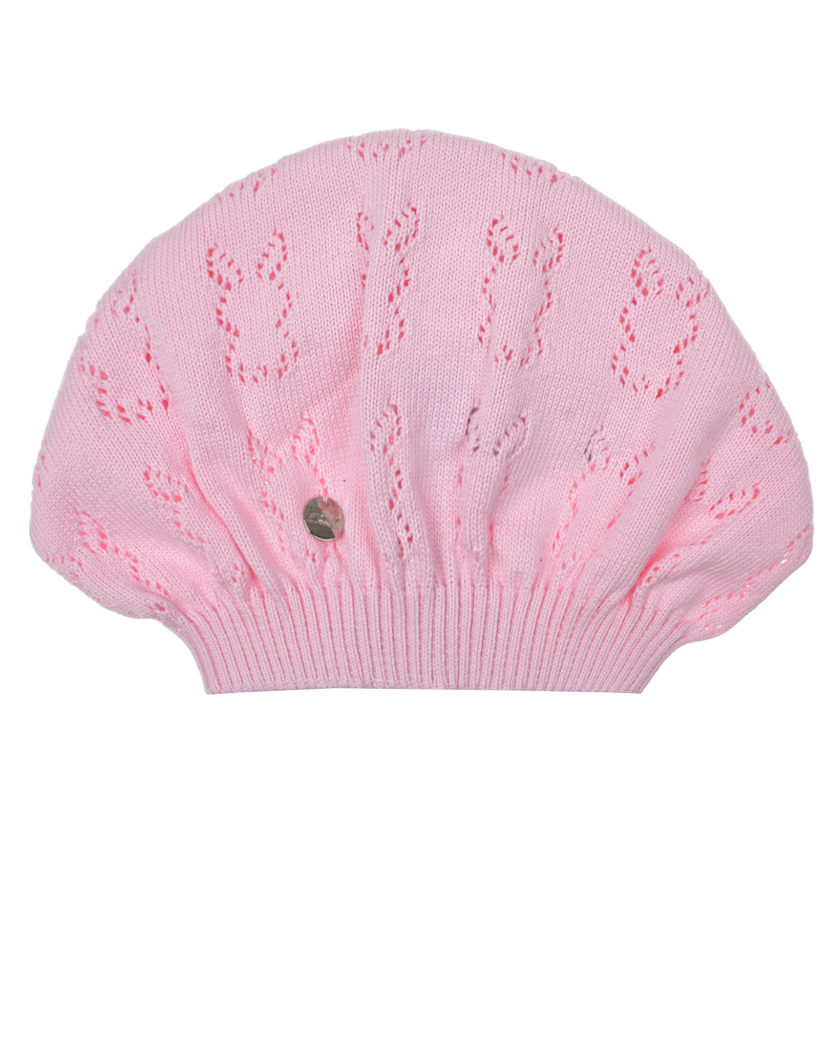 Розовая шапка с декором зайцы Chobi 2499₽