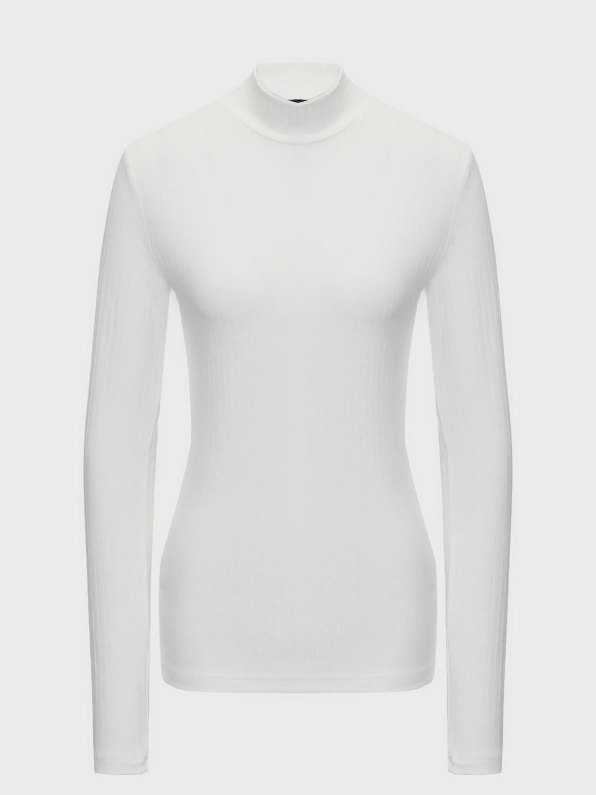 Водолазка в рубчик, белая Dan Maralex