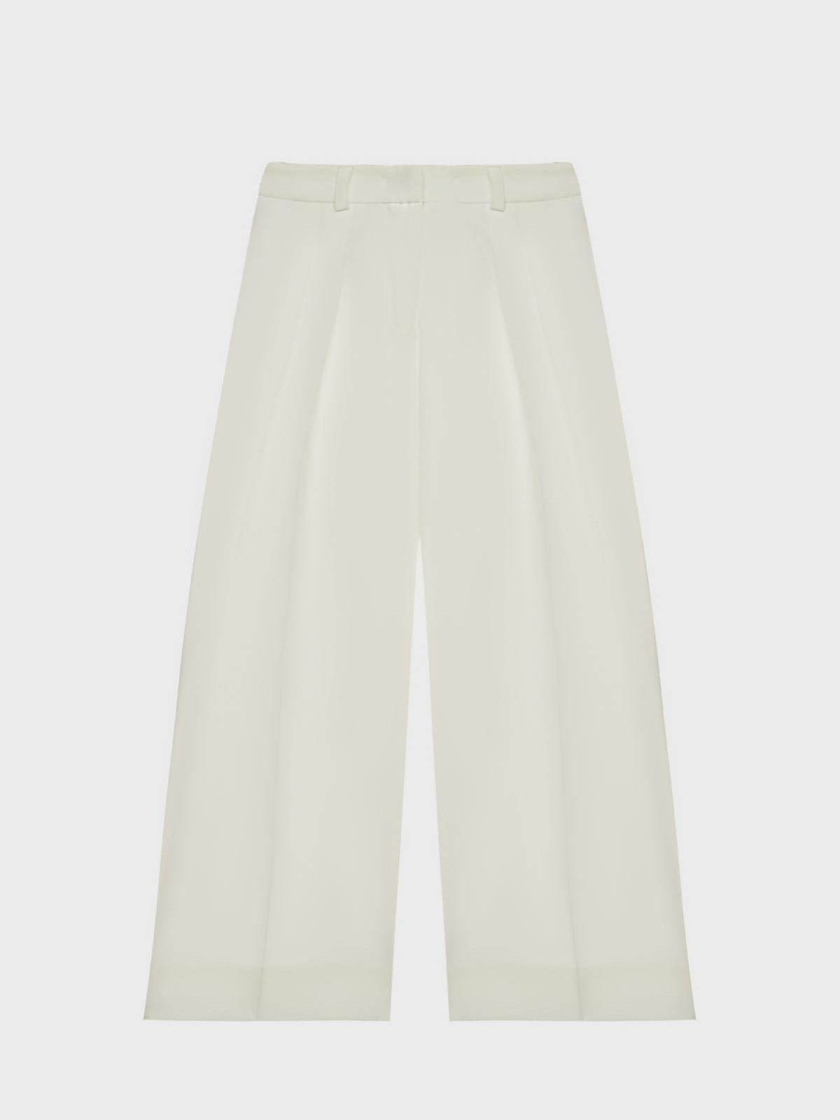 Брюки классические палаццо, белые PRAIRIE Saint Petersburg