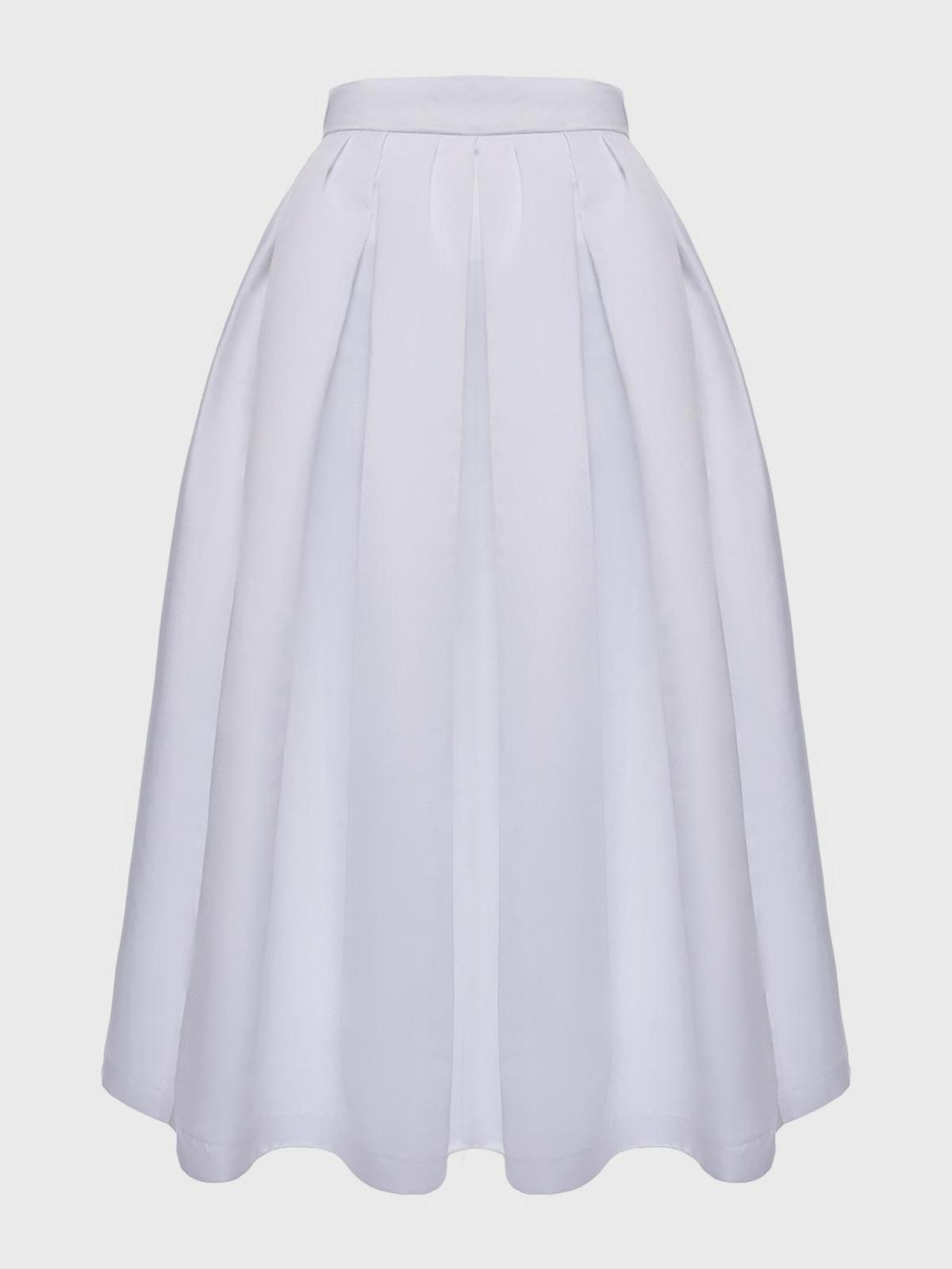 Вечерняя юбка из искусственной тафты  ALINE