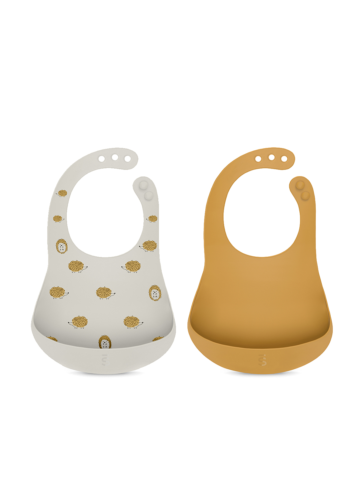 Набор детских нагрудников с кармашком, 2шт. Регулируется на шее ребенка. Suavinex