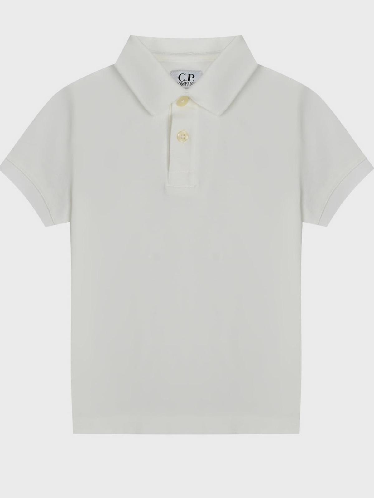 Футболка-поло, белая CP Company