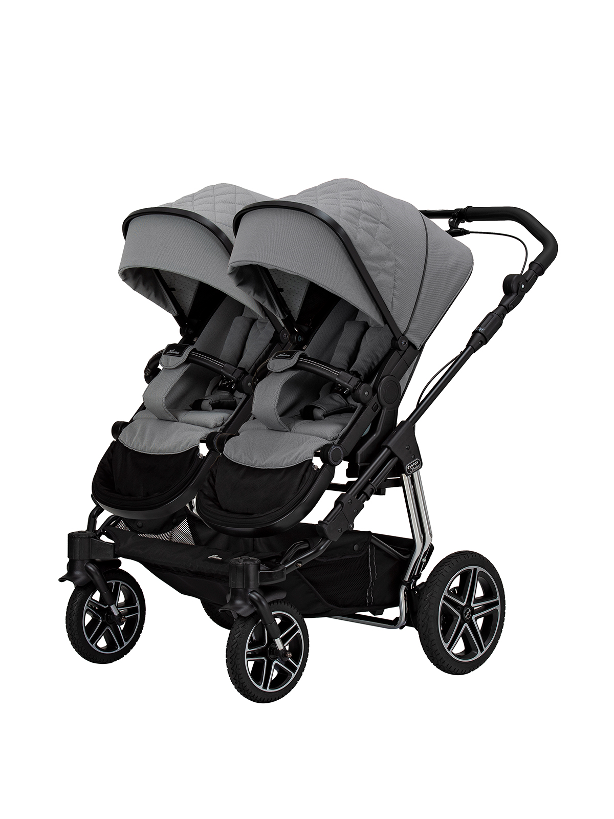 Коляска 2 в 1 для двойни Two Select 2в1, 707 Natur  Hartan