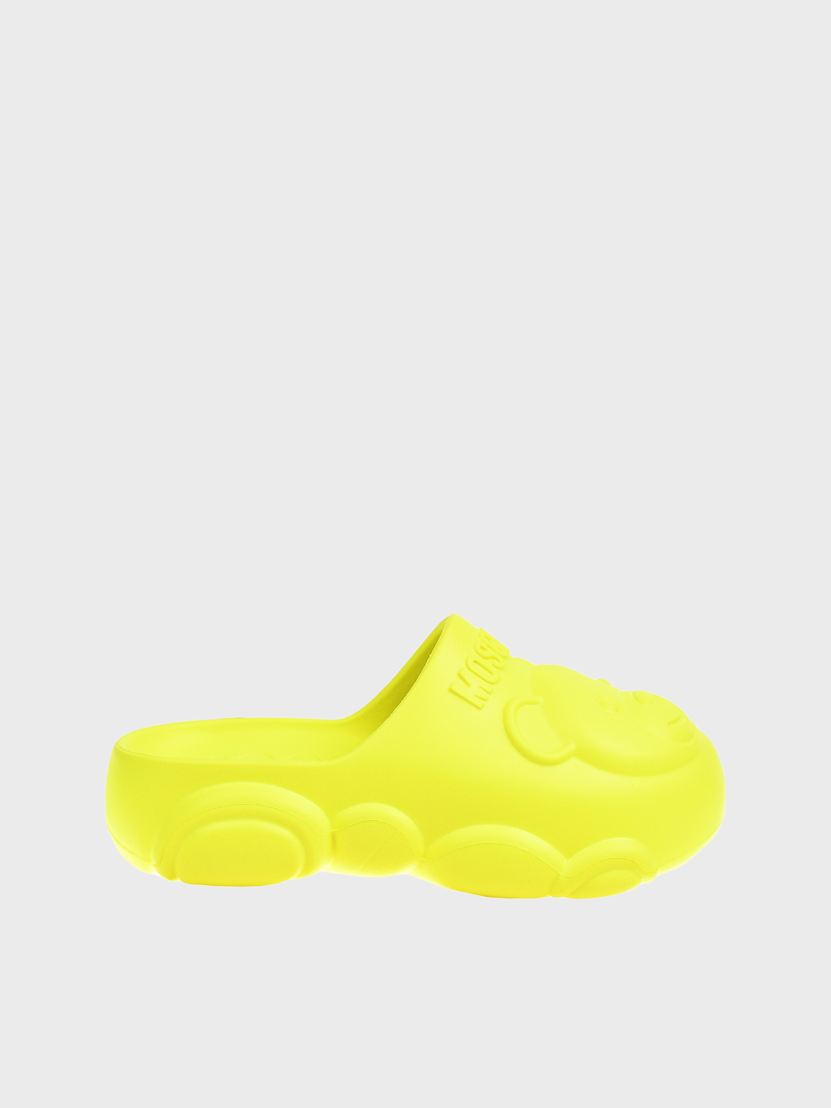 Шлепки с объемным мишкой желтые Moschino 15999₽