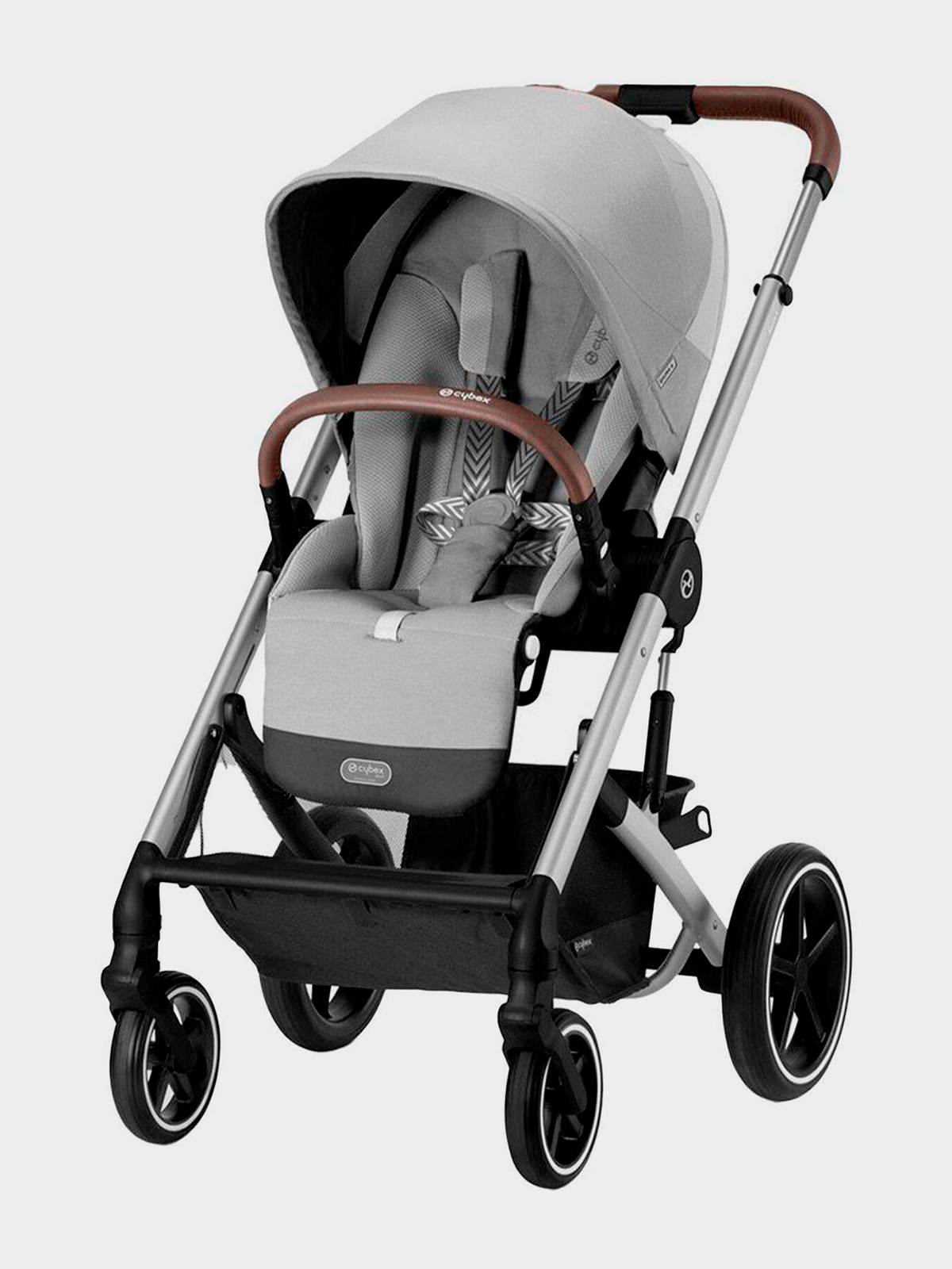 Коляска прогулочная Balios S Lux SLV Lava Grey с дождевиком CYBEX 44412₽
